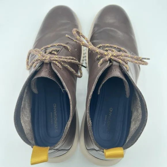 Cole Haan 2.ZEROGRAND Chukka Boots Sneaker Men Size 11.5 Leather Lace Dress Shoe