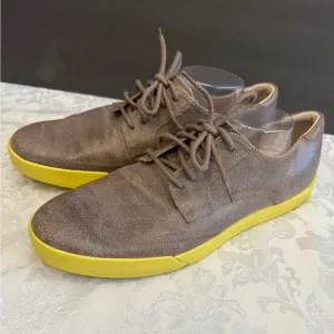 Cole Haan Air Size 12M Jasper Wing Tip Shoes C10042 Smoke Suede Brown comfort