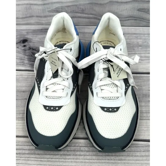 COLE HAAN GRANDPRO ASHLAND  GOLF SHOES  Men's Size 7.5 M  WHITE / BLUE   NEW!!