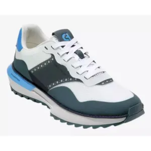 COLE HAAN GRANDPRO ASHLAND  GOLF SHOES  Men's Size 7.5 M  WHITE / BLUE   NEW!!