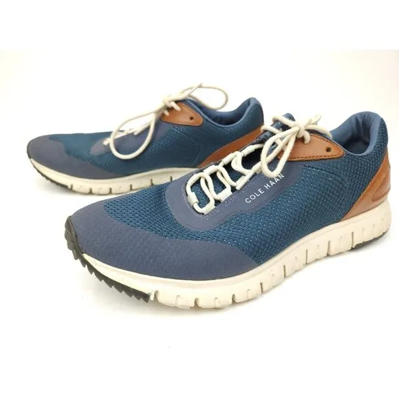 Cole Haan Grandsport Flex Shoes Men's 9 M Blue Comfort Lace Up Sneakers