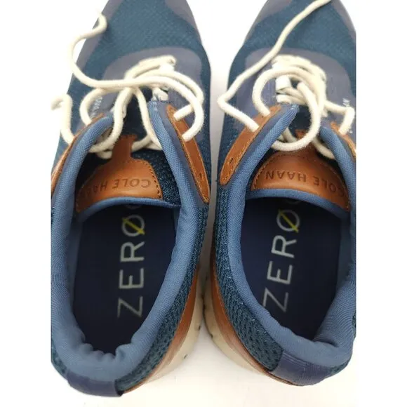 Cole Haan Grandsport Flex Shoes Men's 9 M Blue Comfort Lace Up Sneakers
