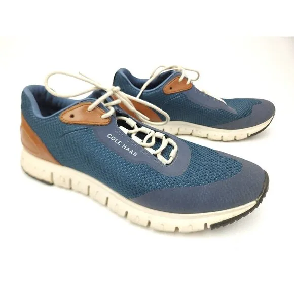 Cole Haan Grandsport Flex Shoes Men's 9 M Blue Comfort Lace Up Sneakers