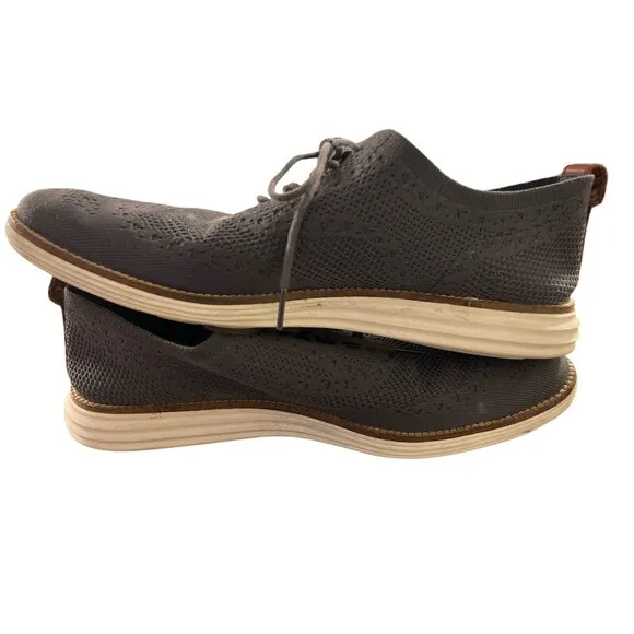 Cole Haan Gray Wingtip Comfort  Shoes Men’s Size 12 M