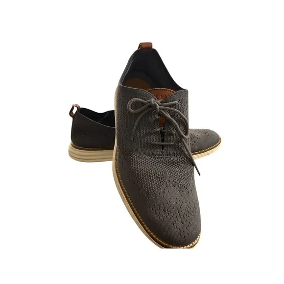 Cole Haan Gray Wingtip Comfort  Shoes Men’s Size 12 M