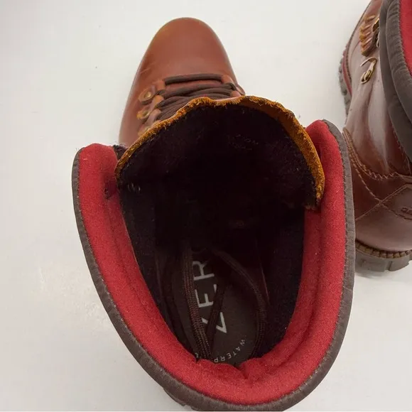Cole Haan Mens 7.5 Zerogrand Hiker Boots Leather Ankle Hiking Shoes C33471