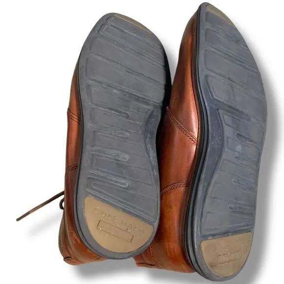 Cole Haan Men’s Original Grand Chukka Boots Brown Leather 8.5W Lace Up Classic