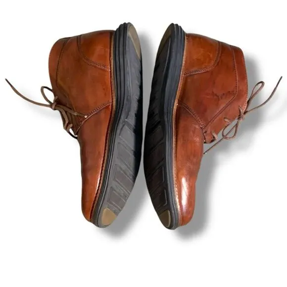Cole Haan Men’s Original Grand Chukka Boots Brown Leather 8.5W Lace Up Classic