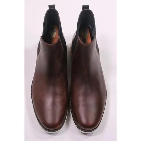 Cole-Haan Men's Zerogrand Brown Chelsea Waterproof Boots US 12