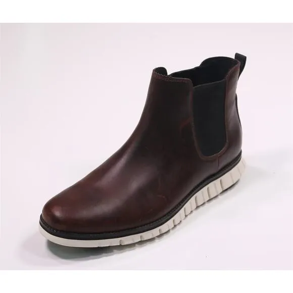 Cole-Haan Men's Zerogrand Brown Chelsea Waterproof Boots US 12