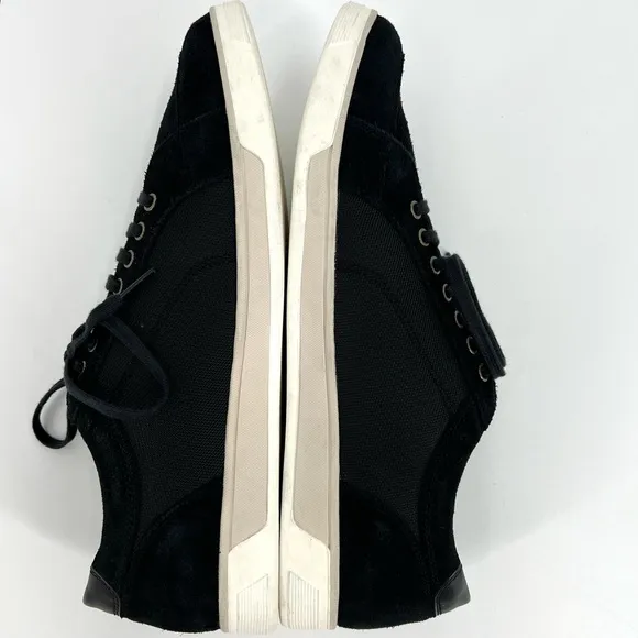 Cole Haan Quincy Sport Oxford II Suede Textile Sneaker Shoes SZ 12 Black