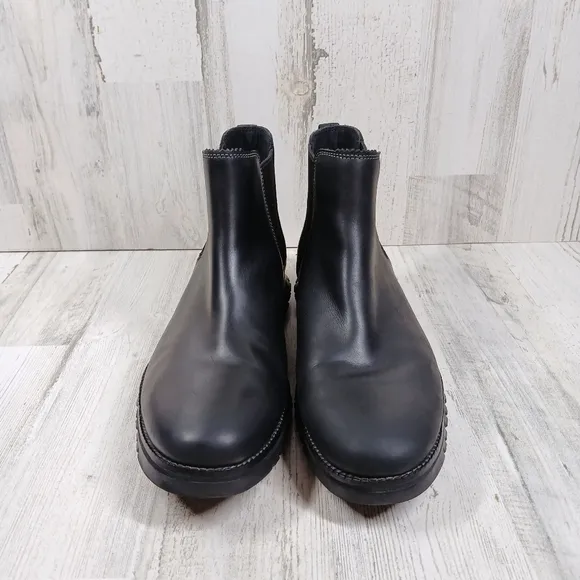 Cole Haan ØriginalGrand Black Leather Slip-On Chelsea Boots #1192