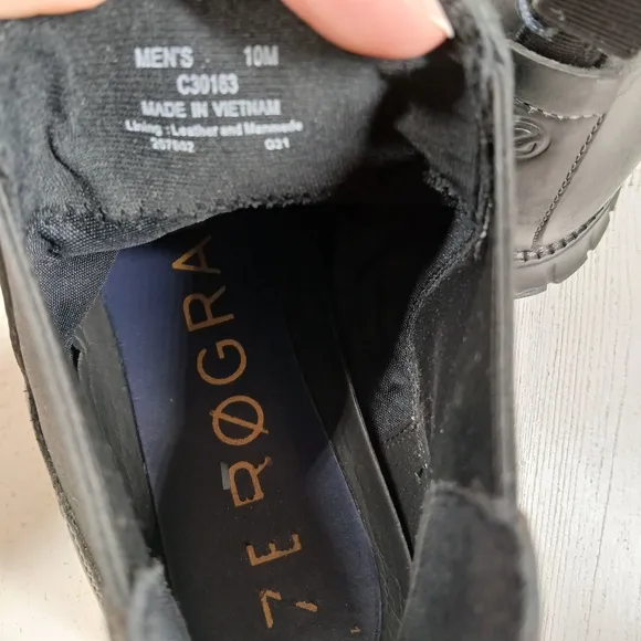 Cole Haan ØriginalGrand Black Leather Slip-On Chelsea Boots #1192