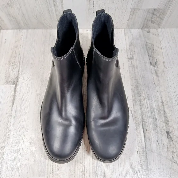 Cole Haan ØriginalGrand Black Leather Slip-On Chelsea Boots #1192