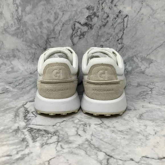 Cole Haan Size 8.5 B White/Ivory Grand Crosscourt Meadow Runner Sneakers M23-4