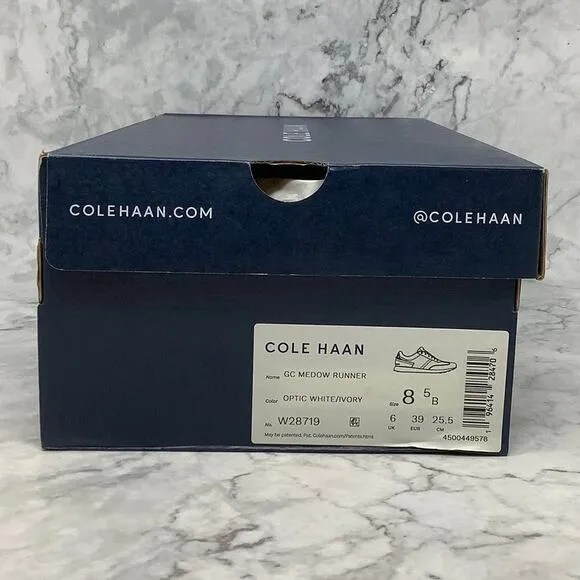 Cole Haan Size 8.5 B White/Ivory Grand Crosscourt Meadow Runner Sneakers M23-4