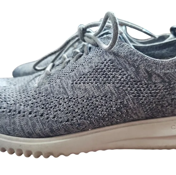 Cole Haan Stitchlite Oxford Lace Up Tennis Shoes Sneakers Grey Sz 10