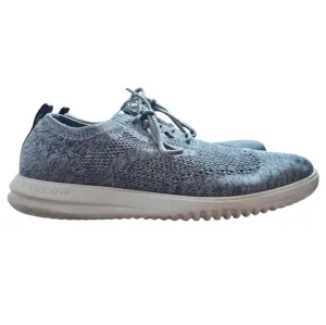 Cole Haan Stitchlite Oxford Lace Up Tennis Shoes Sneakers Grey Sz 10