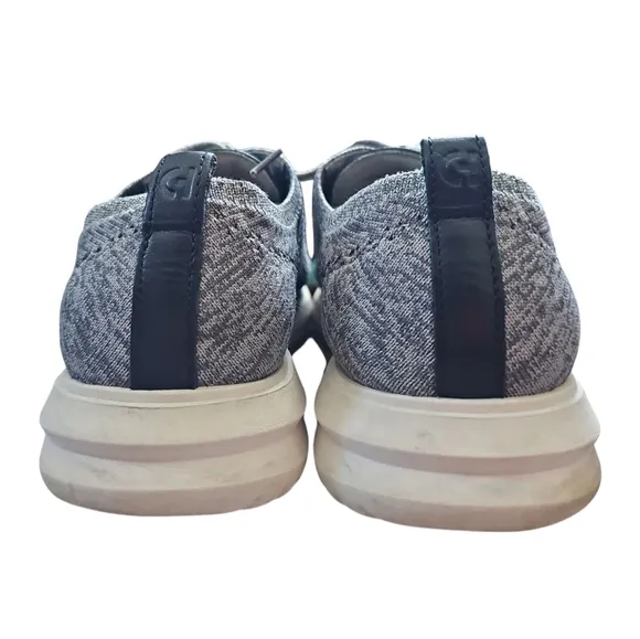 Cole Haan Stitchlite Oxford Lace Up Tennis Shoes Sneakers Grey Sz 10