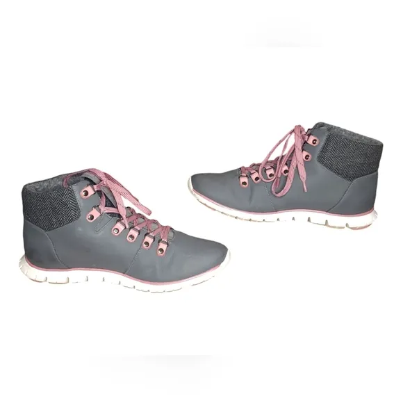 Cole Haan Zerogrand Faribault Wool Hiking Boots Waterproof Womens Size 8.5 B