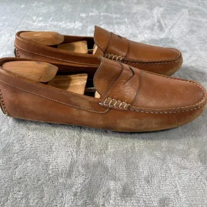 Cole Hann Penny Loafer Shoes Men 8 Brown Leather Howland Preppy Beach Casual