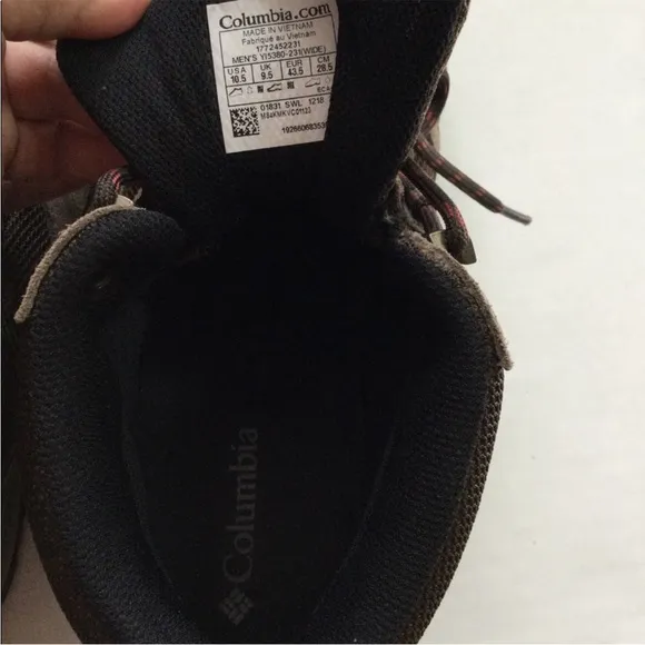 Columbia Hiking Boots 10.5 Waterproof