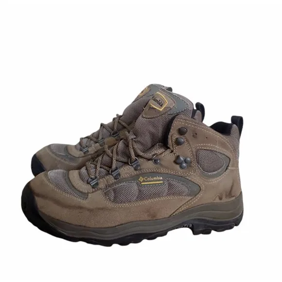 Columbia Hilltop Ridge YM6019-255 Tan Hiking Boots Ankle Top Lace Up Men's Sz 12