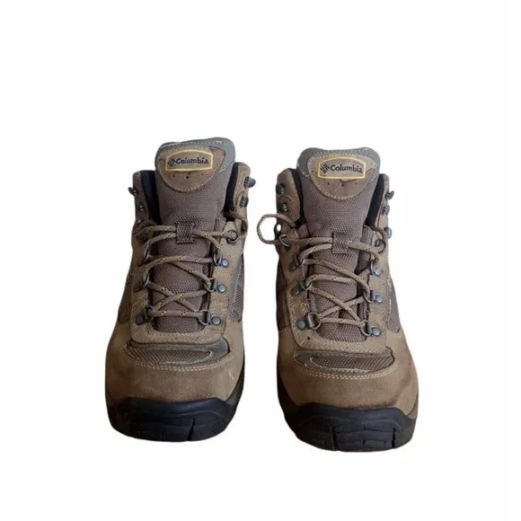 Columbia Hilltop Ridge YM6019-255 Tan Hiking Boots Ankle Top Lace Up Men's Sz 12