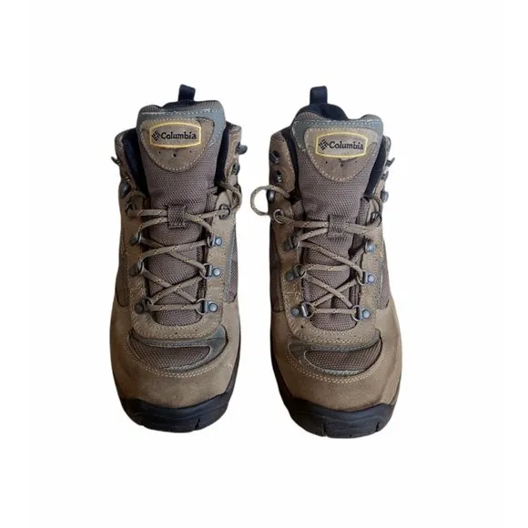 Columbia Hilltop Ridge YM6019-255 Tan Hiking Boots Ankle Top Lace Up Men's Sz 12