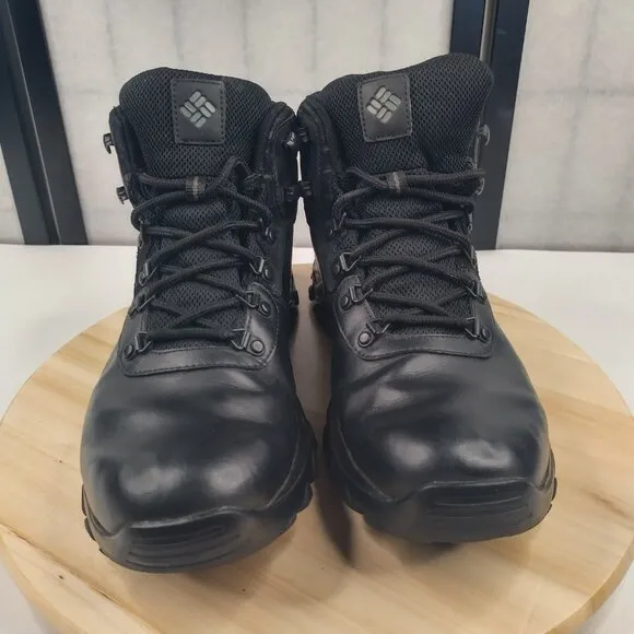 Columbia Newton Ridge Plus II WP Hiking Boots #1594731011 Black Men US 13