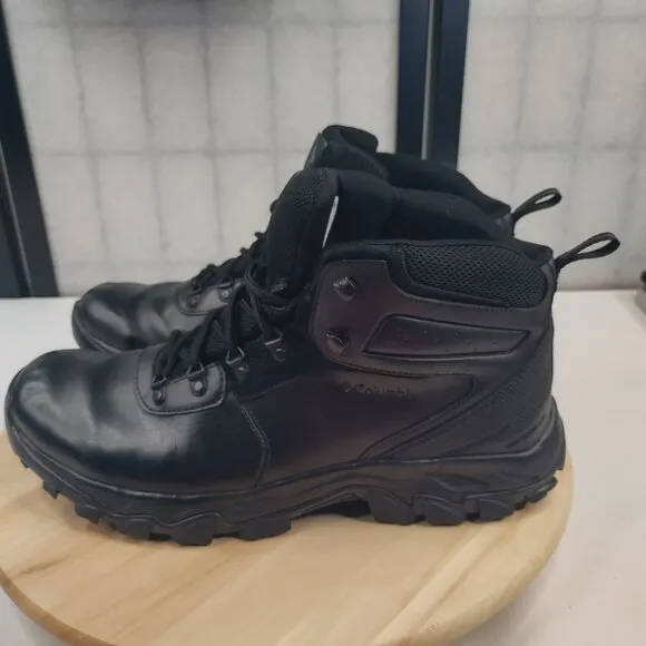 Columbia Newton Ridge Plus II WP Hiking Boots #1594731011 Black Men US 13