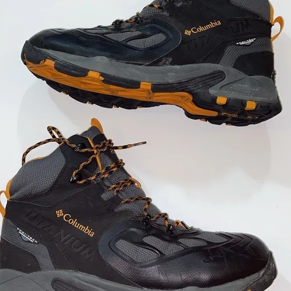 Columbia Titanium Omni Tech Waterproof Breathable Men Shoes Boots Size 12 US