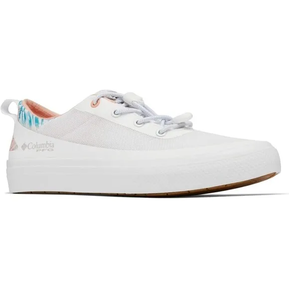 Columbia Women Sneaker Size 10 White Coral PFG Bonehead Water Boat Shoes NWB
