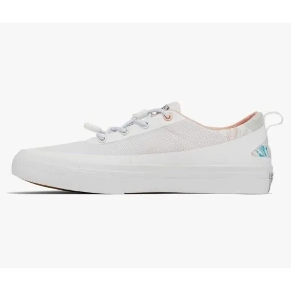 Columbia Women Sneaker Size 10 White Coral PFG Bonehead Water Boat Shoes NWB