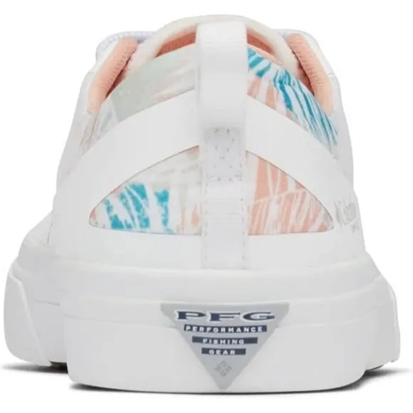 Columbia Women Sneaker Size 10 White Coral PFG Bonehead Water Boat Shoes NWB
