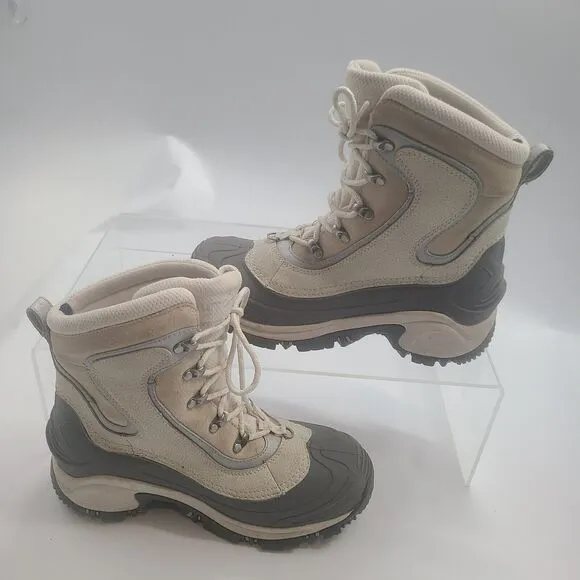 Columbia Women’s 200 Grams Waterproof Winter Boots US Size 8 Gray Techlite