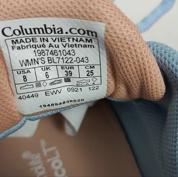 Columbia Women's Size 8 Capsule Hatana Max OutDry Hiking Shoes Running Multi New