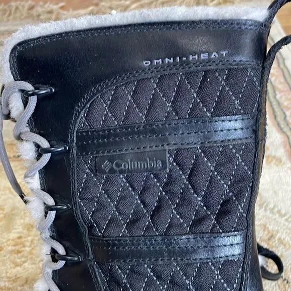 Columbia Heather Canyon Omni-Heat Warm Waterproof Women’s Size 6 Winter Boots