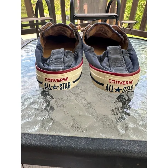 Converse All Star Shoreline Slip On Sneakers Casual Shoes Blue Size Woman's  7.5
