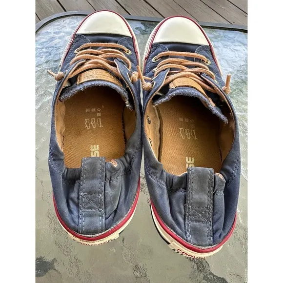 Converse All Star Shoreline Slip On Sneakers Casual Shoes Blue Size Woman's  7.5