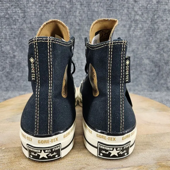 Converse Chuck 70 Gore-Tex Hi Womens Size 8 Black Toadstool Tan Shoes A08565C