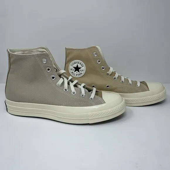 Converse Chuck 70 Hi Tri Panel A05658C Oat Milk/Beach Stone Unisex Shoes Sz 4-15