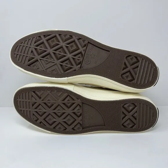 Converse Chuck 70 Hi Tri Panel A05658C Oat Milk/Beach Stone Unisex Shoes Sz 4-15