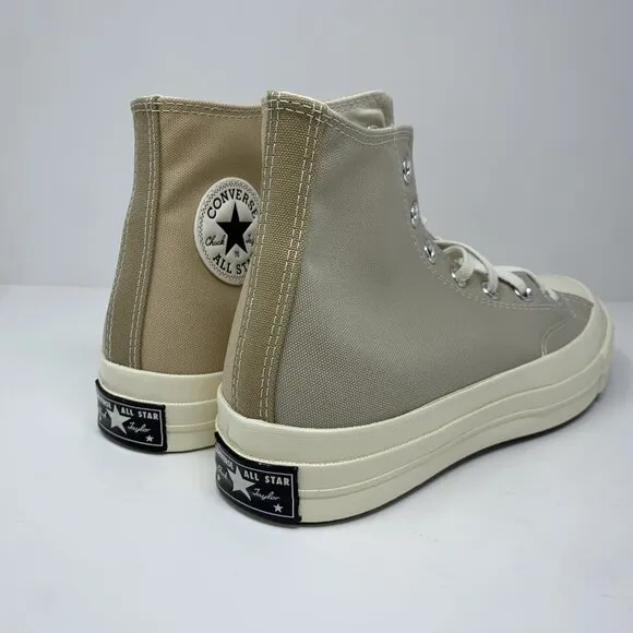 Converse Chuck 70 Hi Tri Panel A05658C Oat Milk/Beach Stone Unisex Shoes Sz 4-15