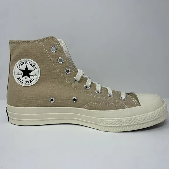 Converse Chuck 70 Hi Tri Panel A05658C Oat Milk/Beach Stone Unisex Shoes Sz 4-15