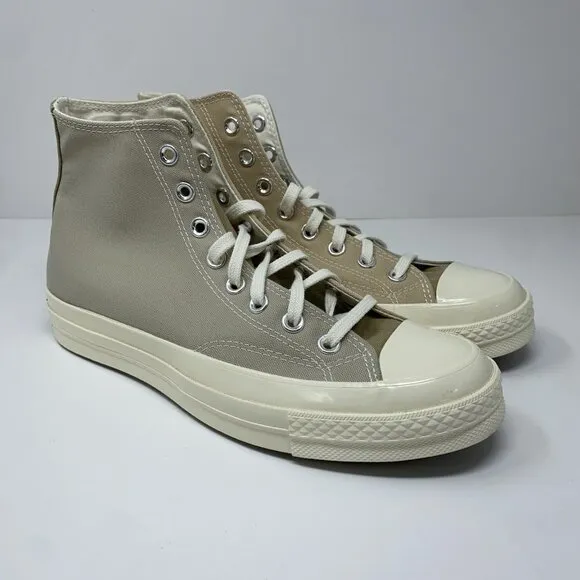 Converse Chuck 70 Hi Tri Panel A05658C Oat Milk/Beach Stone Unisex Shoes Sz 4-15