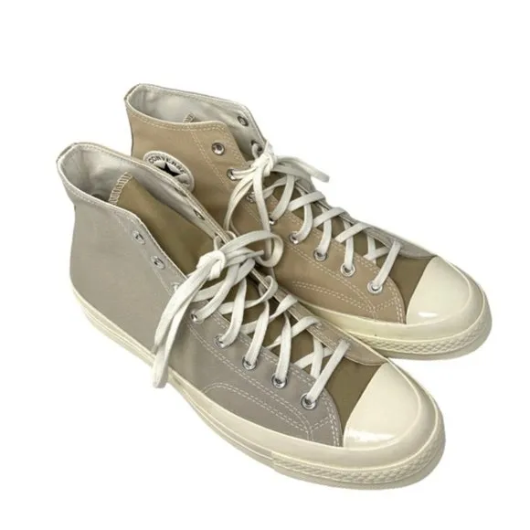 Converse Chuck 70 High Sneakers Beach Stone Canvas Shoes Casual For Men A05658C