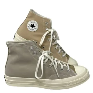Converse Chuck 70 High Sneakers Beach Stone Canvas Shoes Casual For Men A05658C