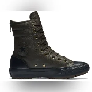 Converse Chuck Taylor All Star Leather and Faux Fur High Rise Size 7