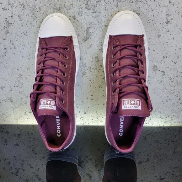 Converse Chuck Taylor All Star OX Unisex/Men's Shoes – Dark Sangria – Size 12